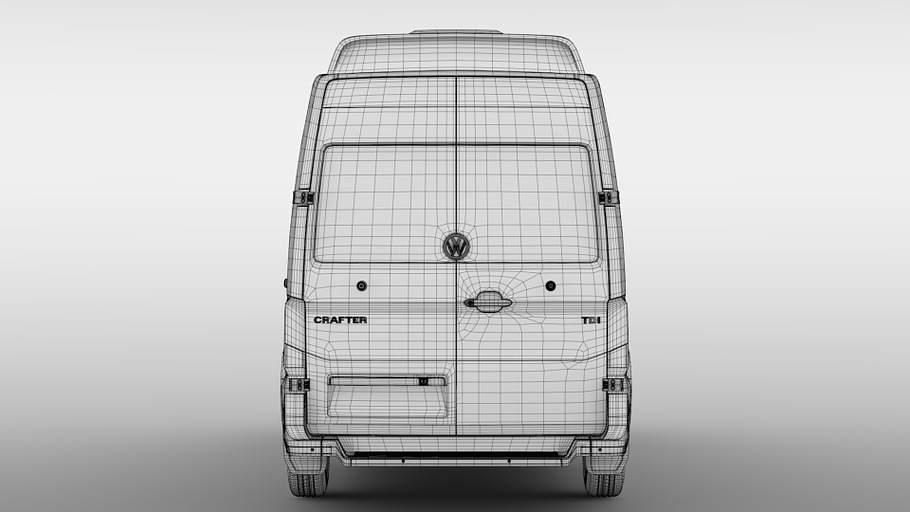 WV Crafter Van L3H3 2018 in Vehicles - product preview 17