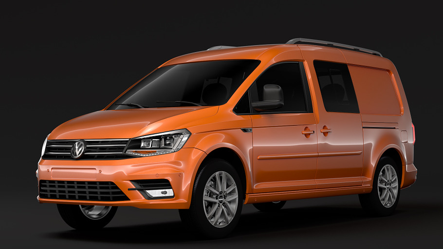 Volkswagen Caddy Maxi Crew Bus 2018 in Vehicles - product preview 1