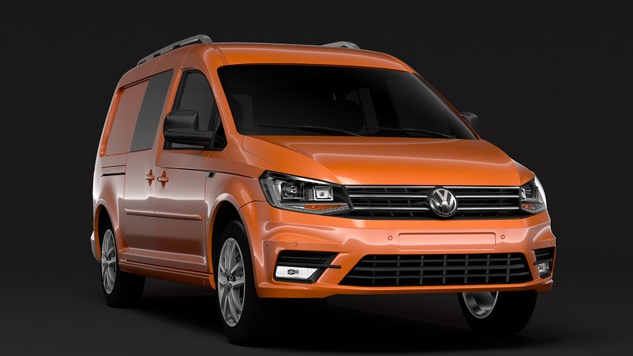 Volkswagen Caddy Maxi Crew Bus 2018 in Vehicles - product preview 3