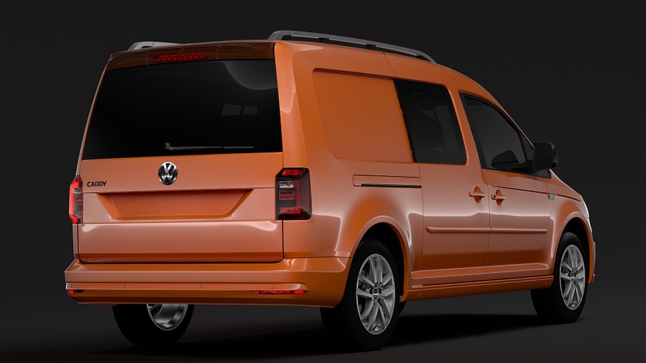 Volkswagen Caddy Maxi Crew Bus 2018 in Vehicles - product preview 4