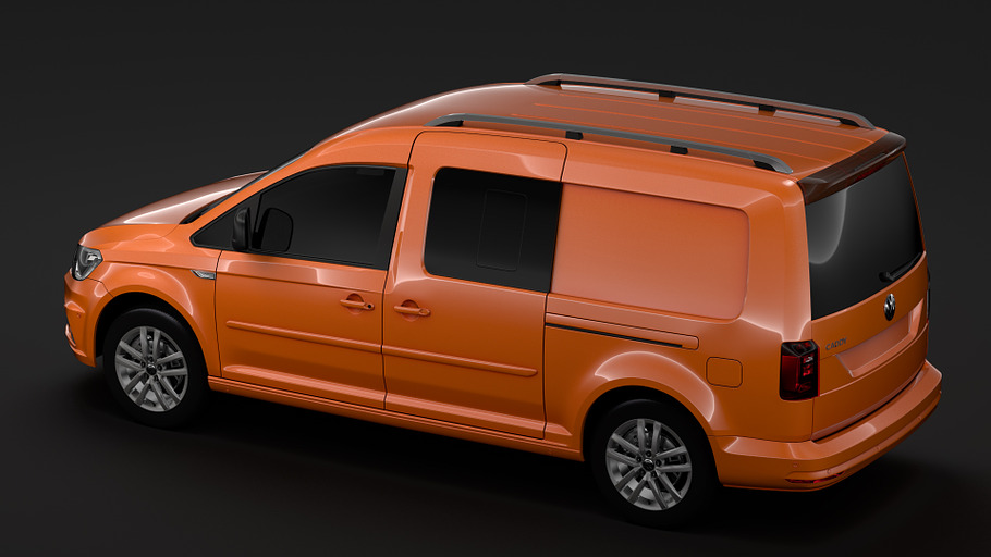 Volkswagen Caddy Maxi Crew Bus 2018 in Vehicles - product preview 5