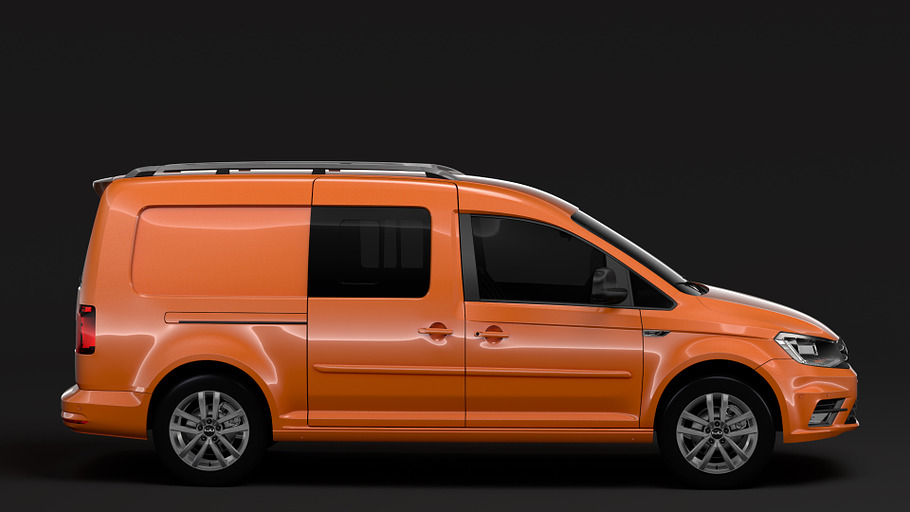 Volkswagen Caddy Maxi Crew Bus 2018 in Vehicles - product preview 6