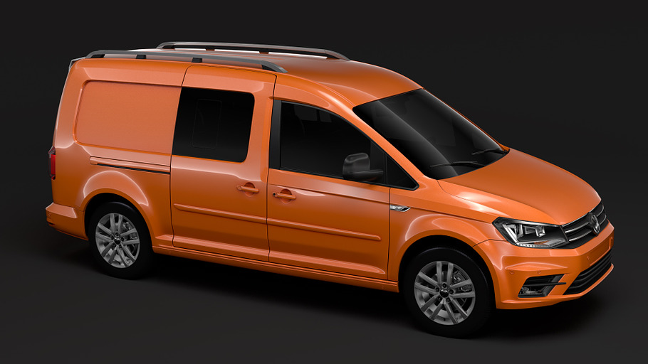 Volkswagen Caddy Maxi Crew Bus 2018 in Vehicles - product preview 7