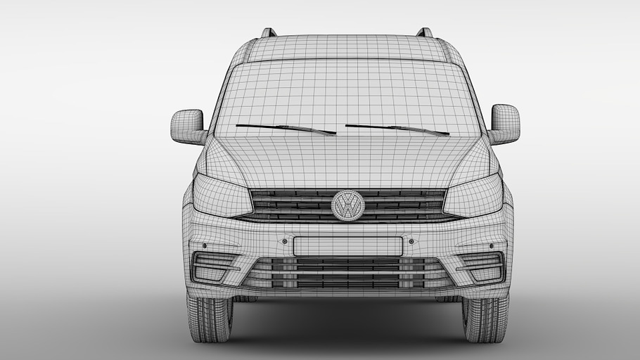 Volkswagen Caddy Maxi Crew Bus 2018 in Vehicles - product preview 13