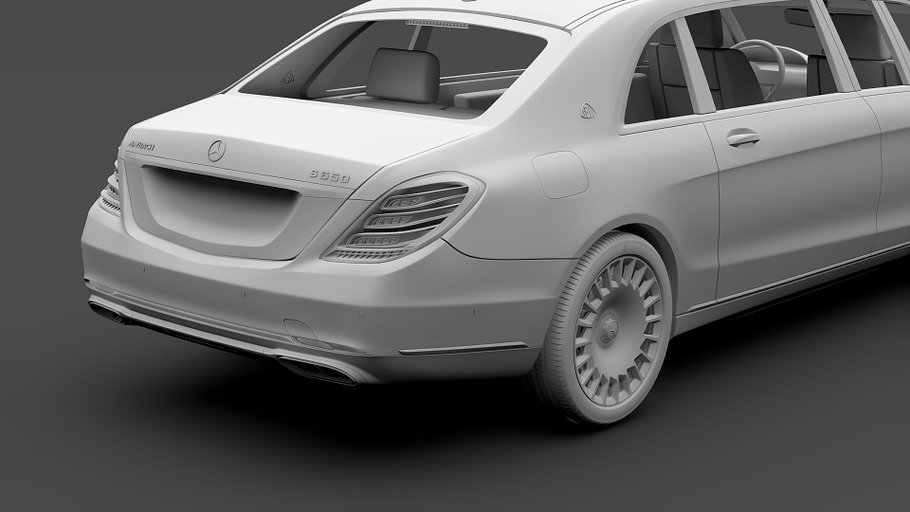 Mercedes Maybach S 650 Pullman VV222 in Vehicles - product preview 14