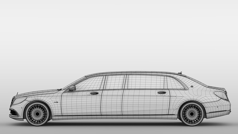 Mercedes Maybach S 650 Pullman VV222 in Vehicles - product preview 18