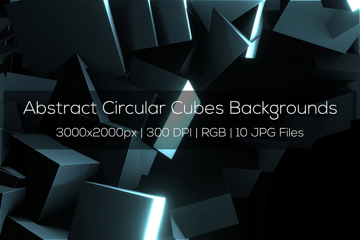 Abstract Circular Cubes Backgrounds in Textures - product preview 8