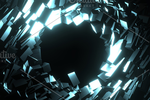 Abstract Circular Cubes Backgrounds in Textures - product preview 9
