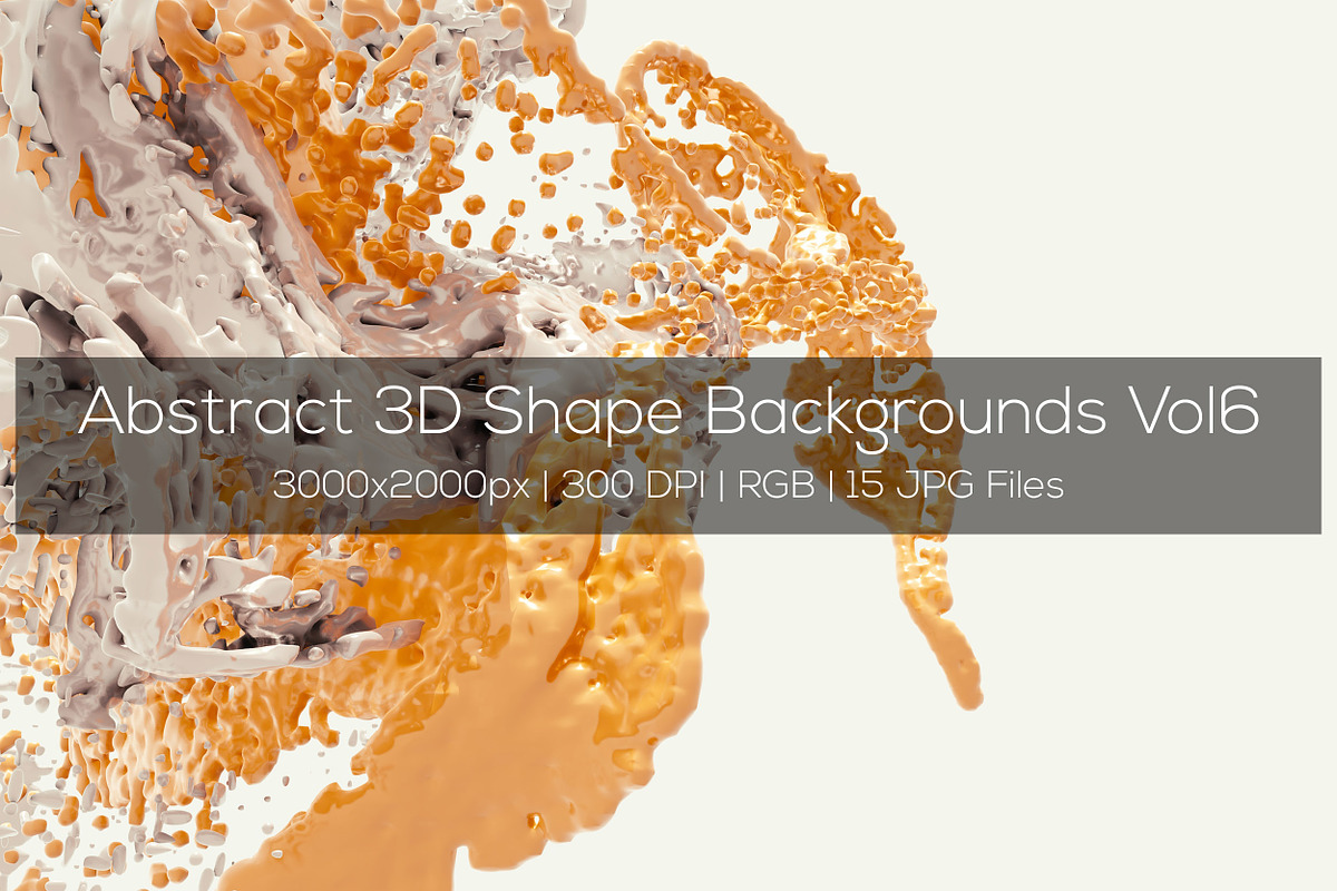 Abstract 3D Shape Backgrounds Vol6 in Textures - product preview 8