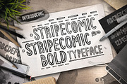 Stripecomic Typeface