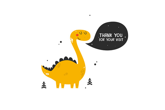 Baby Dinosaurs - Cute Characters in Illustrations - product preview 5
