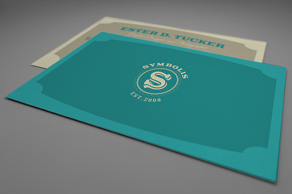 Clean Business Card Template 06 in Business Card Templates - product preview 2