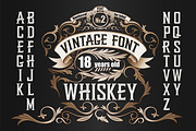 Whiskey OTF label font