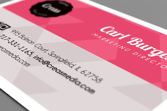 Clean Business Card Template 07 in Business Card Templates - product preview 1