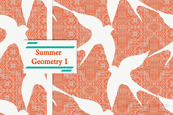 Summer Geometry 1:  Free-spirited in Textures - product preview 1