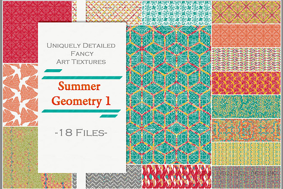 Summer Geometry 1:  Free-spirited in Textures - product preview 3