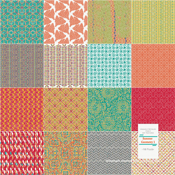 Summer Geometry 1:  Free-spirited in Textures - product preview 8