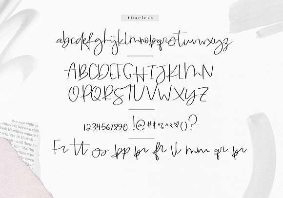 Timeless - Handwritten Script Font in Script Fonts - product preview 10