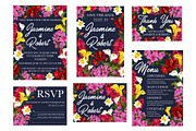 Wedding and marriage invitation