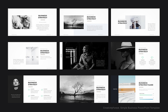 Simple Business PowerPoint Template in PowerPoint Templates - product preview 1