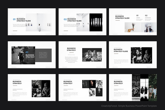 Simple Business PowerPoint Template in PowerPoint Templates - product preview 5