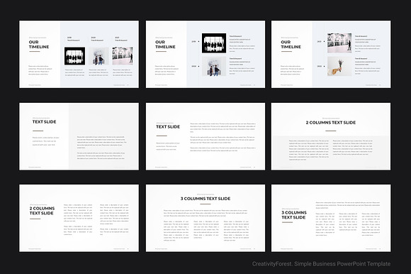 Simple Business PowerPoint Template in PowerPoint Templates - product preview 9