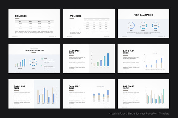 Simple Business PowerPoint Template in PowerPoint Templates - product preview 10