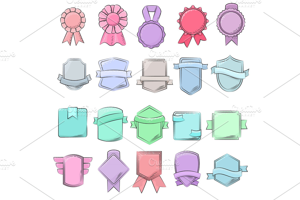 Badge vector quality element for in Illustrations - product preview 8