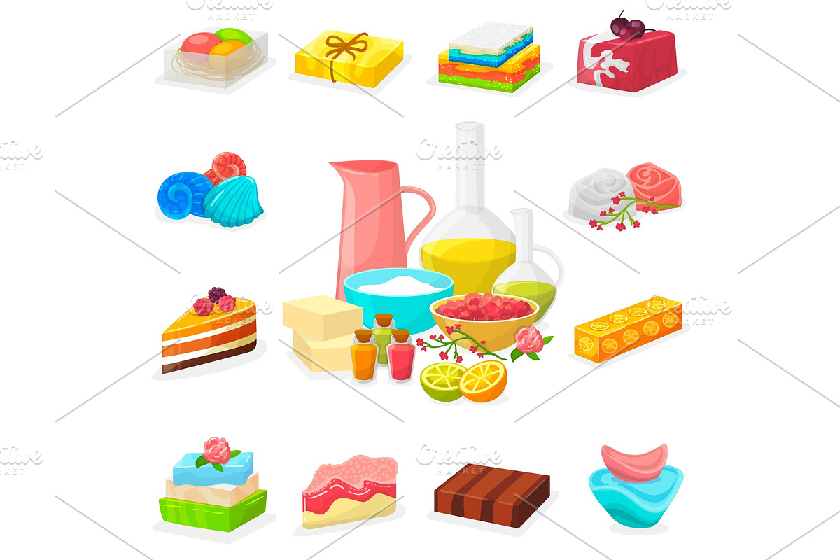 Handmade soap vector homemade in Illustrations - product preview 8