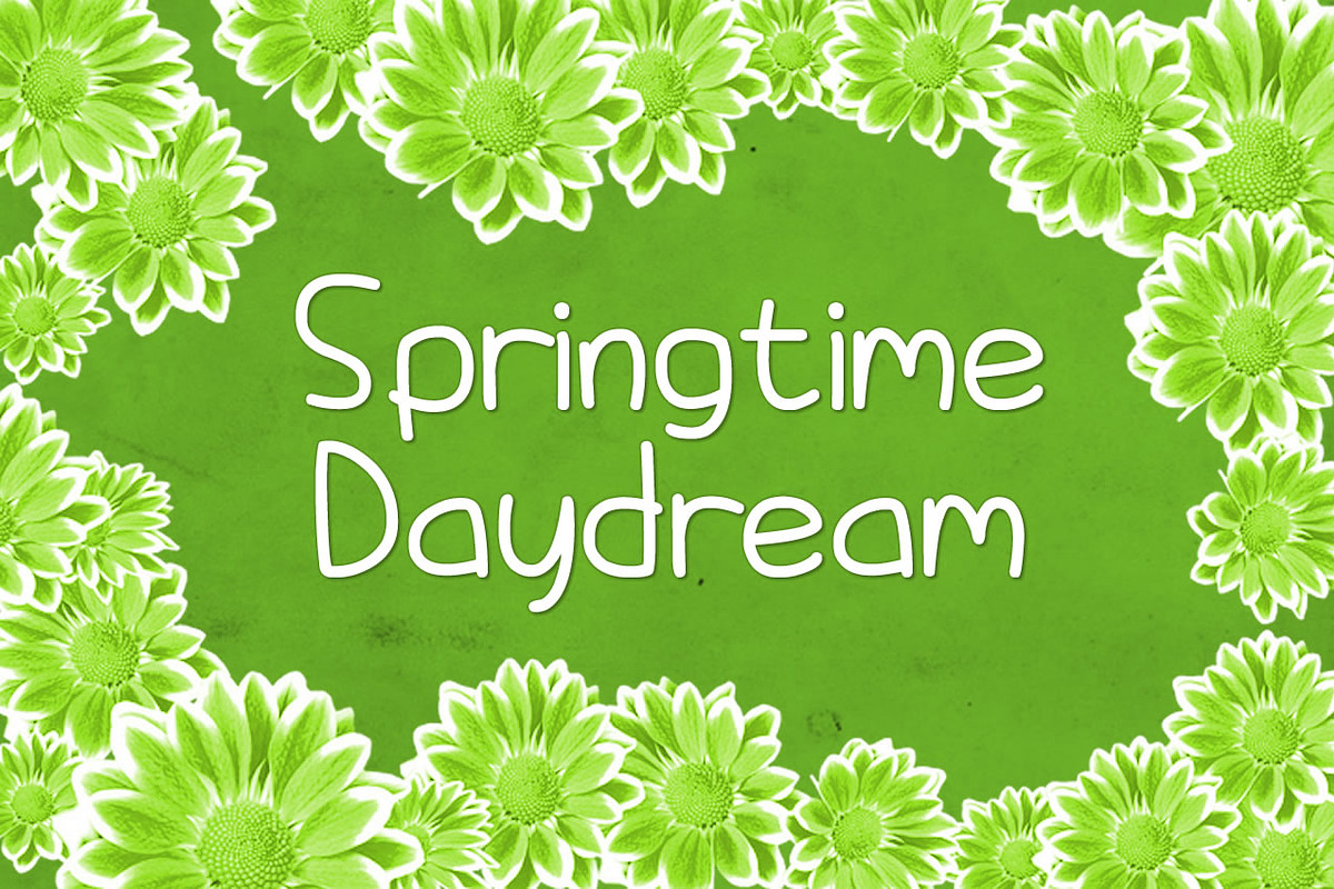 Springtime Daydream in Display Fonts - product preview 8