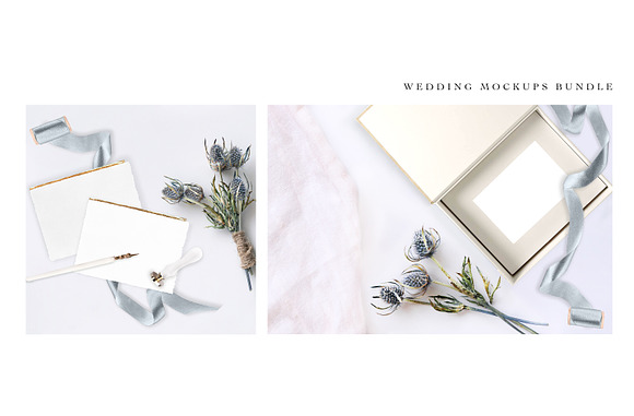 THISTLE BLUE. MOCKUPS BUNDLE. in Product Mockups - product preview 4