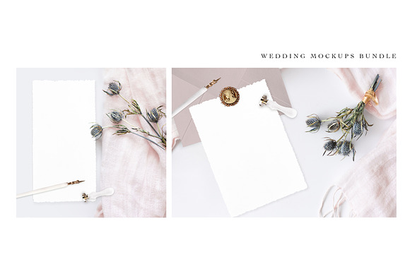 THISTLE BLUE. MOCKUPS BUNDLE. in Product Mockups - product preview 5