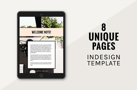 Urban Mystic Ebook InDesign Template in Presentation Templates - product preview 1