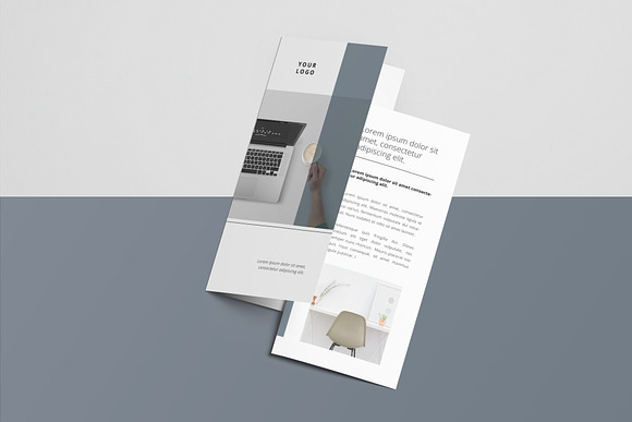 Minimal Trifold Brochure in Brochure Templates - product preview 3