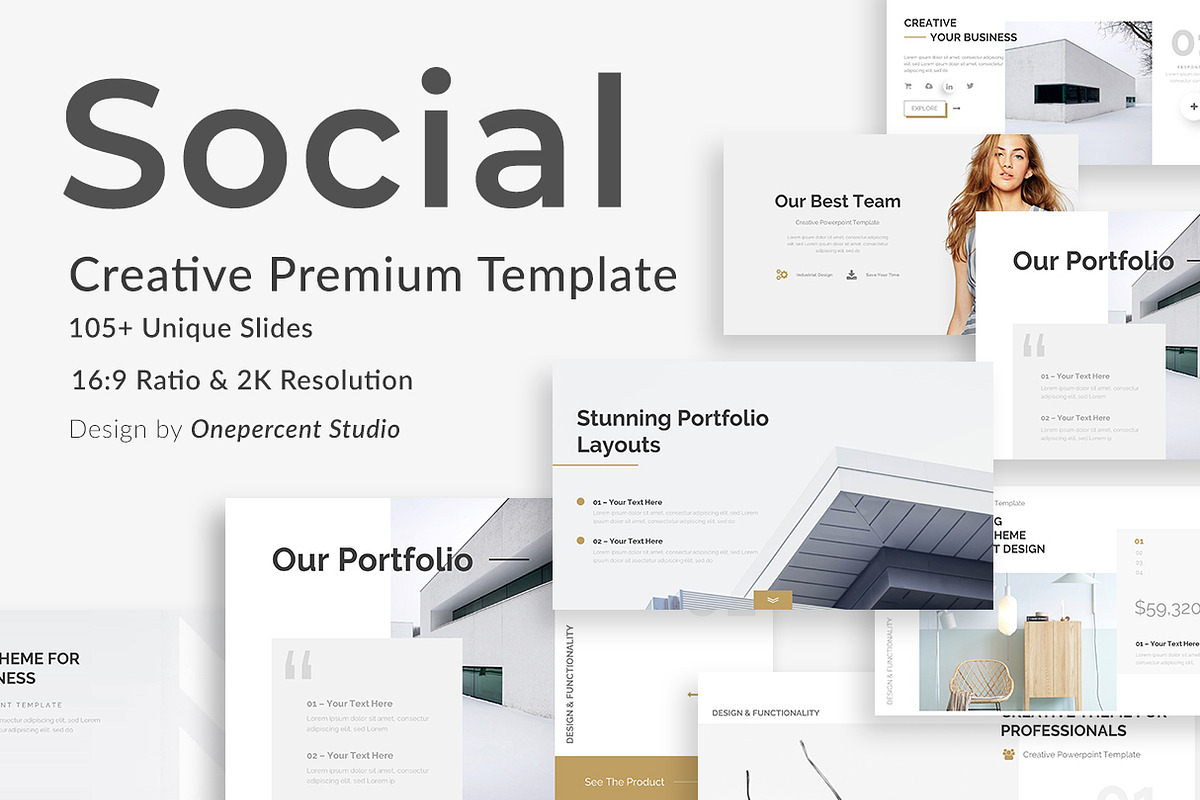 Social Media Trend Design Powerpoint in PowerPoint Templates - product preview 8