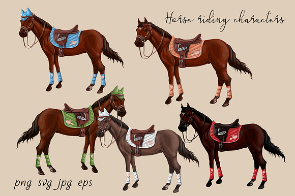 Horse Riding in Illustrations - product preview 3