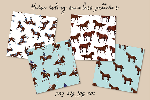 Horse Riding in Illustrations - product preview 5