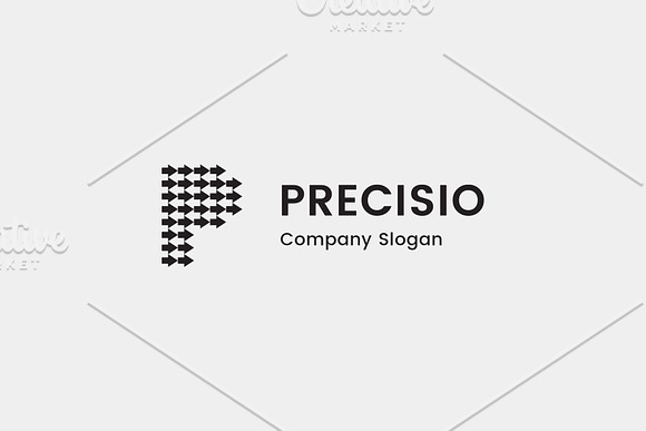 Precisio - Letter P Logo in Logo Templates - product preview 1