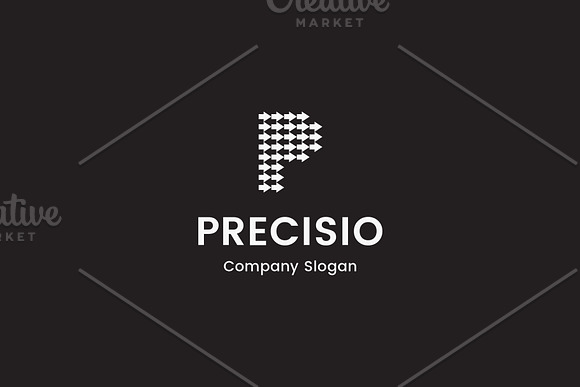 Precisio - Letter P Logo in Logo Templates - product preview 4
