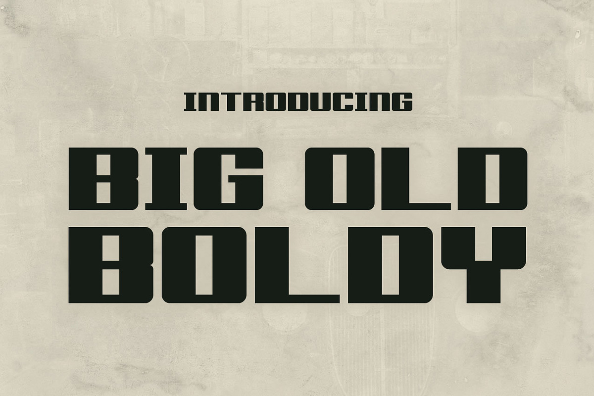 Big Old Boldy in Display Fonts - product preview 8