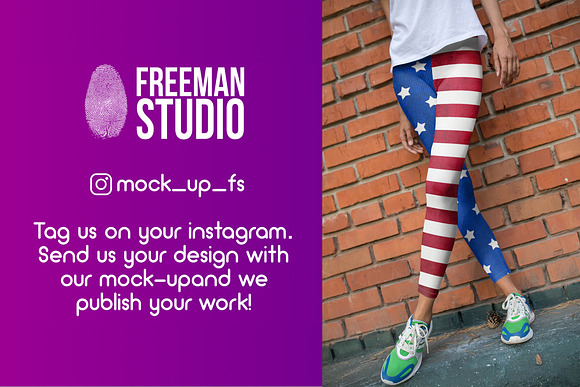 100 Leggings Mock-Up #20 in Product Mockups - product preview 55