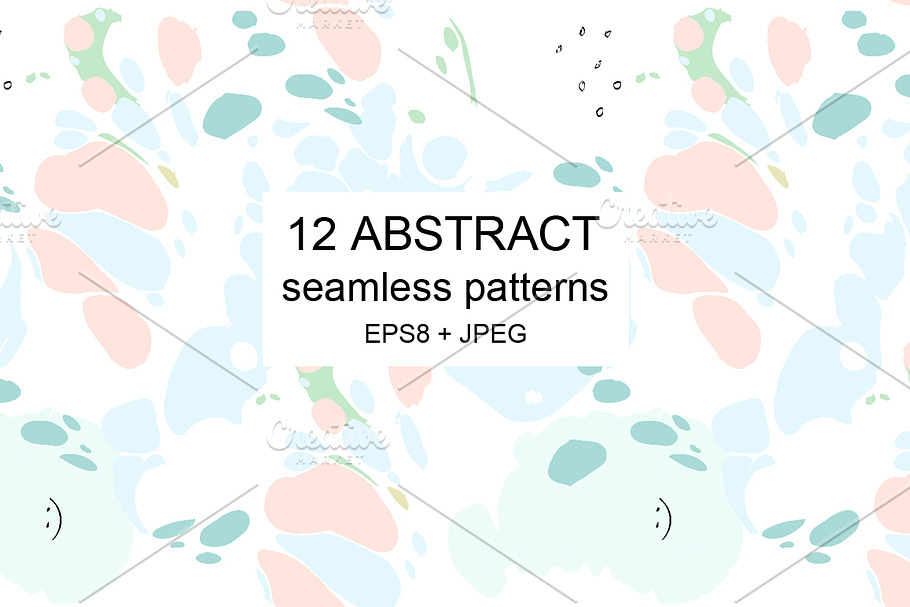 Art seamless patterns in Patterns - product preview 8