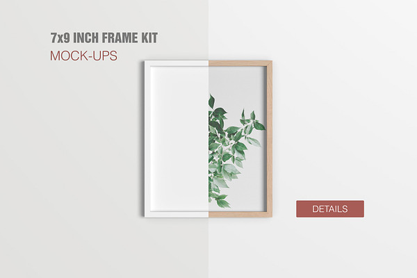 7x9 Inch Frame Mockup Kit