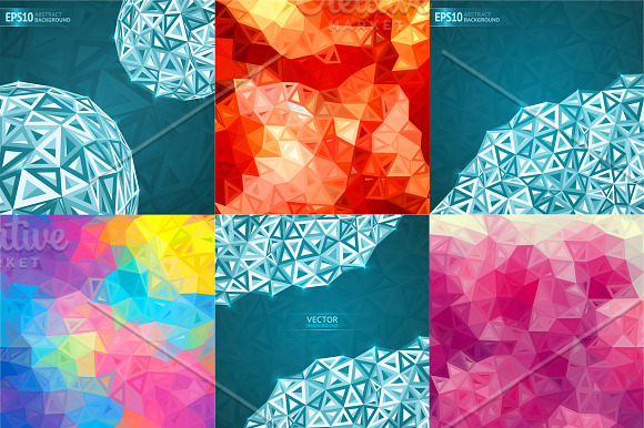33 abstract vector backgrounds in Patterns - product preview 4