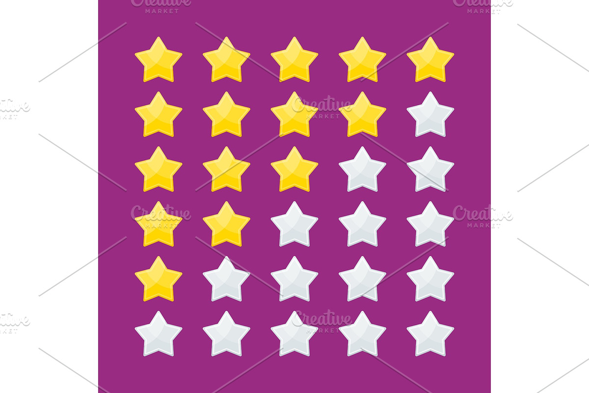 Number of gold rating stars in Objects - product preview 8