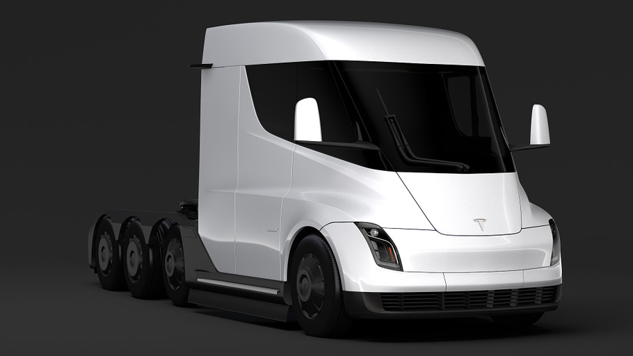 Tesla Semi 4axis 2018 in Vehicles - product preview 2