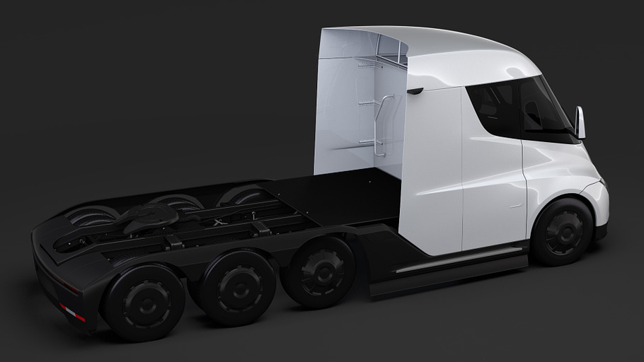 Tesla Semi 4axis 2018 in Vehicles - product preview 6
