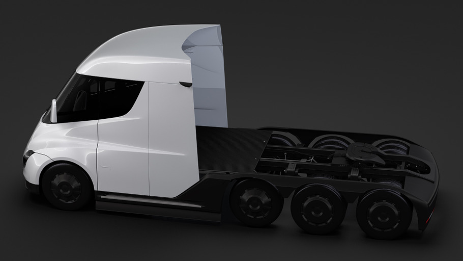 Tesla Semi 4axis 2018 in Vehicles - product preview 7