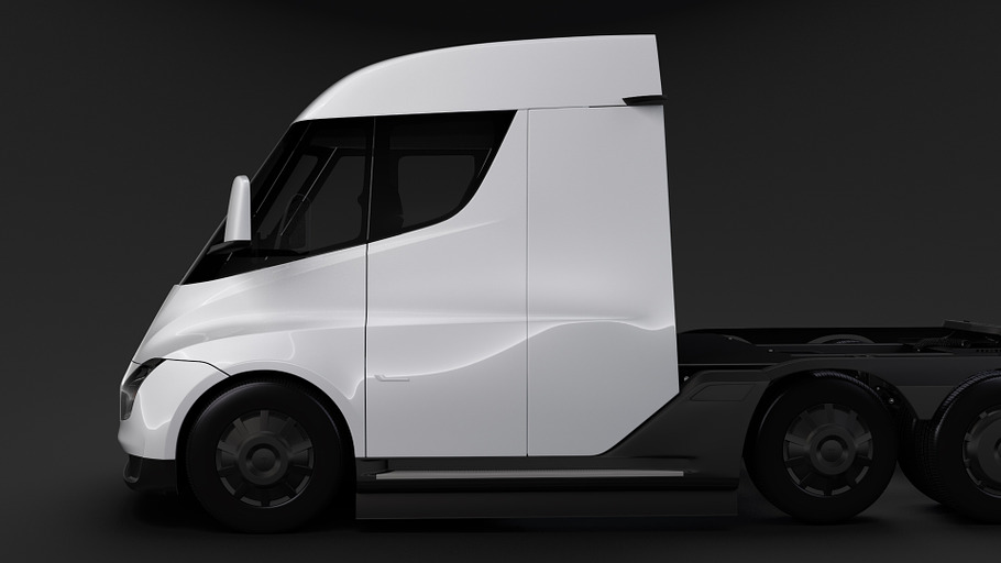 Tesla Semi 4axis 2018 in Vehicles - product preview 9