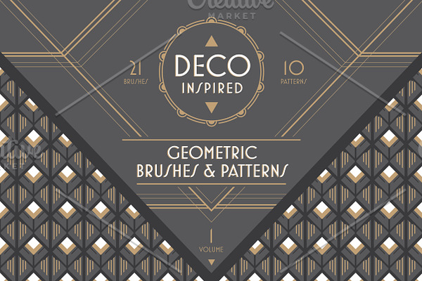 Deco Brushes & Patterns - Vol. 1